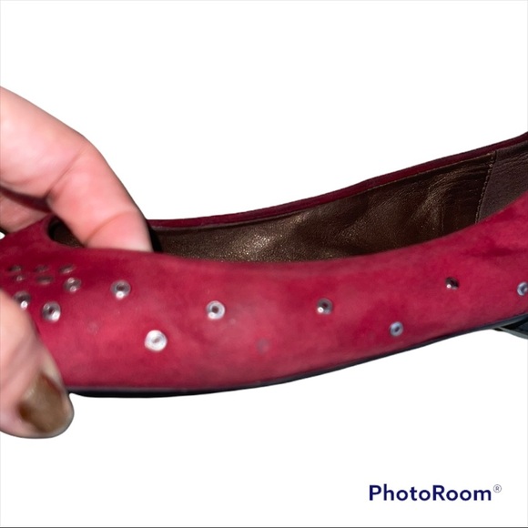 AGL Attilio Giusti Leombruni Grommet Suede Flats 38 - Picture 9 of 9